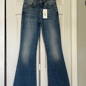 Level 99 Blue Flare Jeans Size 25